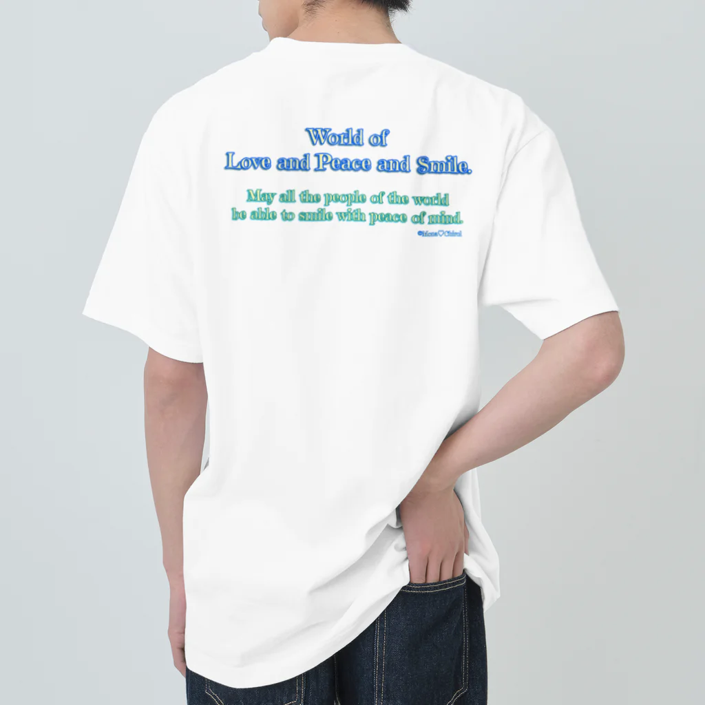 Mona♡ChirolのWorld of Love＆Peace＆SmileーBlue Vol.②ー ヘビーウェイトTシャツ