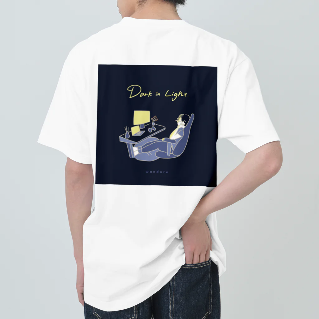 wandoraのDark in Light Tシャツ Heavyweight T-Shirt