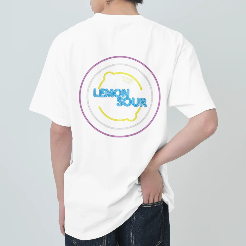 まみのすけのお店のNEON LEMON SOUR ヘビーウェイトTシャツ