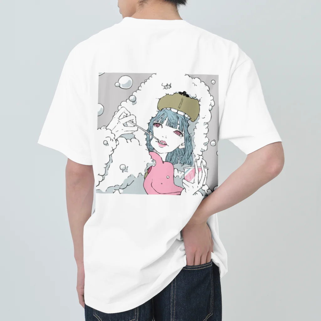 9 10 9（ qu / ten / qu ）のyeti Heavyweight T-Shirt