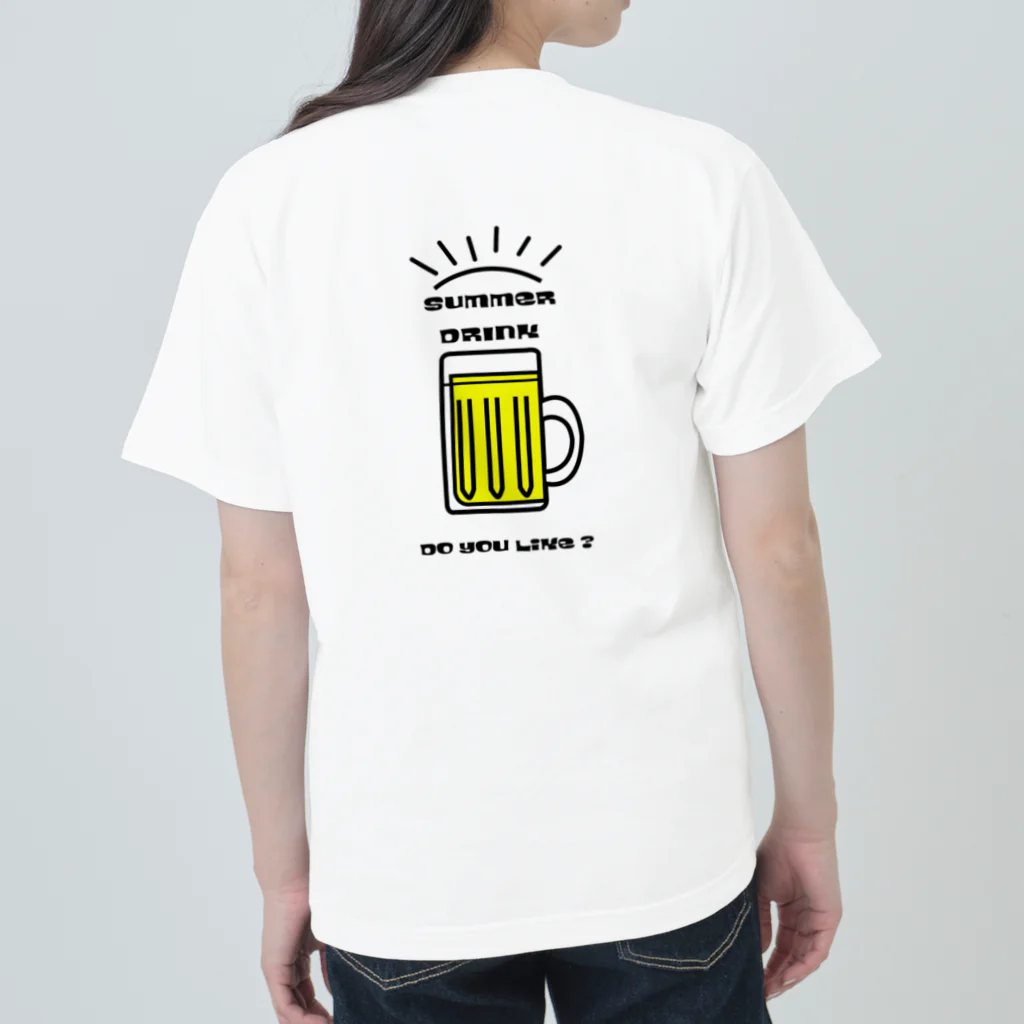 label greenのsummer drink beer Heavyweight T-Shirt