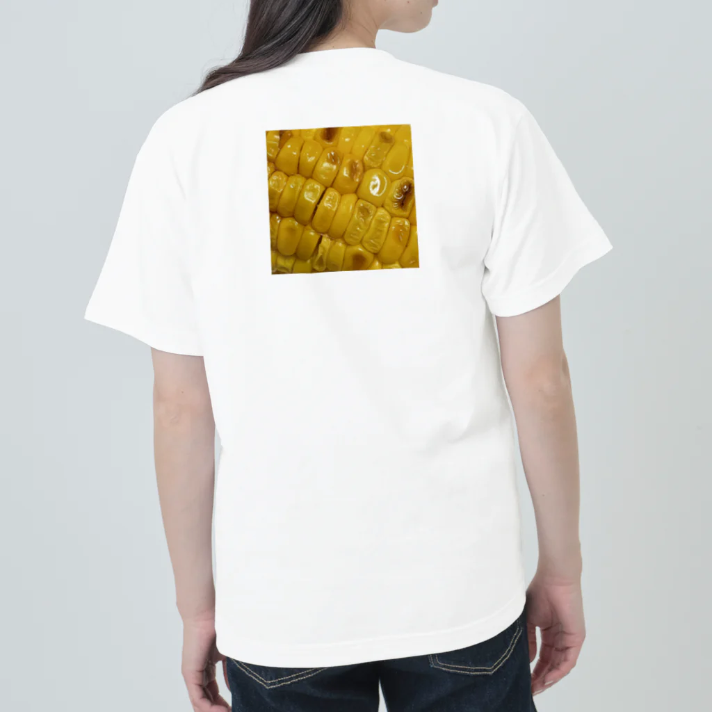 あゆのしおやきの焼きとうもろこし Heavyweight T-Shirt