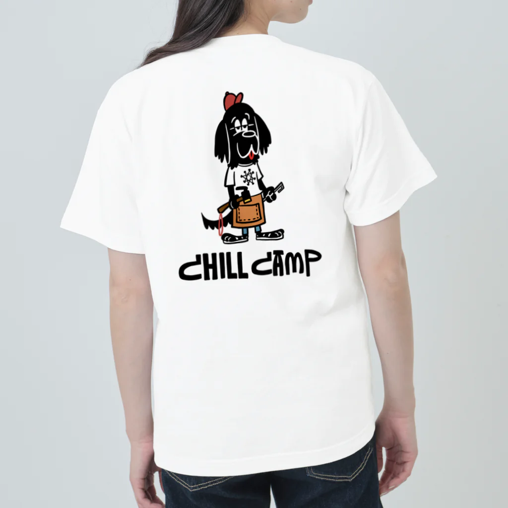 Lumiere du soleilのchill camp ヘビーウェイトTシャツ