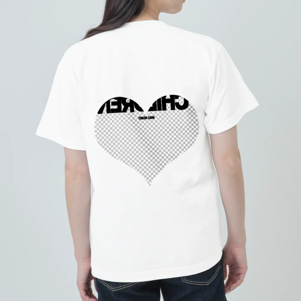 ANTI ADDULT CHILDREN®のANTI ADULT CHILDREN/NULL HEART HEAVY OZ TEE Heavyweight T-Shirt