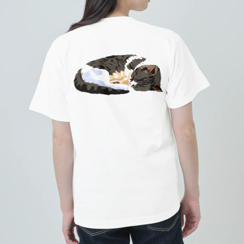 なはるんの丸まる猫 Heavyweight T-Shirt