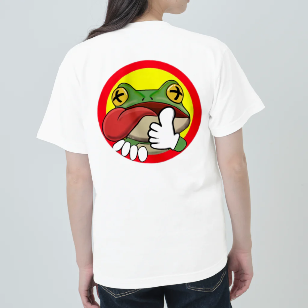 Crazyfrogのカエルグッズ ヘビーウェイトTシャツ