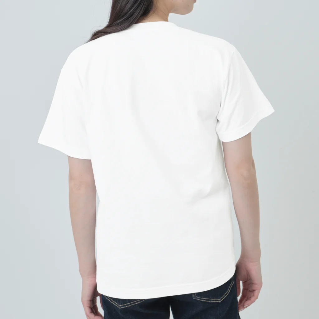 チャリティーグッズ-犬専門デザインのチワワ-ホワイト・クリーム&ブラックタン「I♡CHIHUAHUA」 Heavyweight T-Shirt