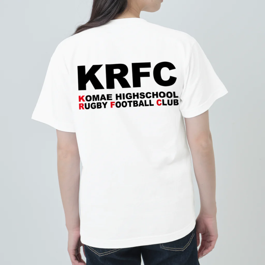 KRFC：狛江高校ラグビー部のKRFC：KRFC x BK Heavyweight T-Shirt
