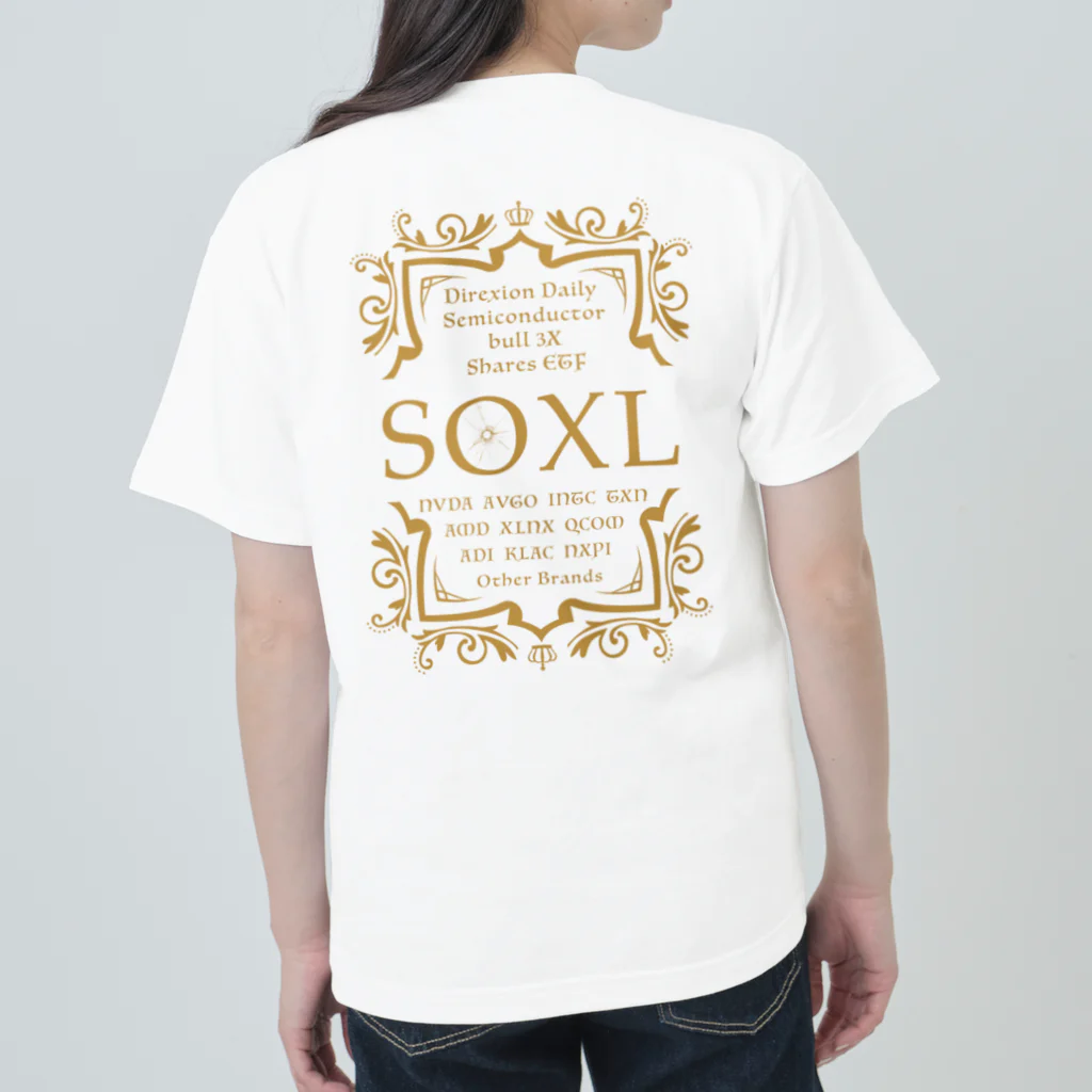 クラーケンデザインのSOXLグッズ Heavyweight T-Shirt