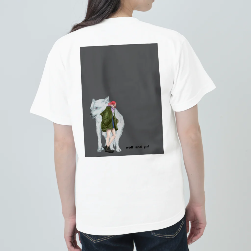 m@rco_41のwolf  and girl Heavyweight T-Shirt