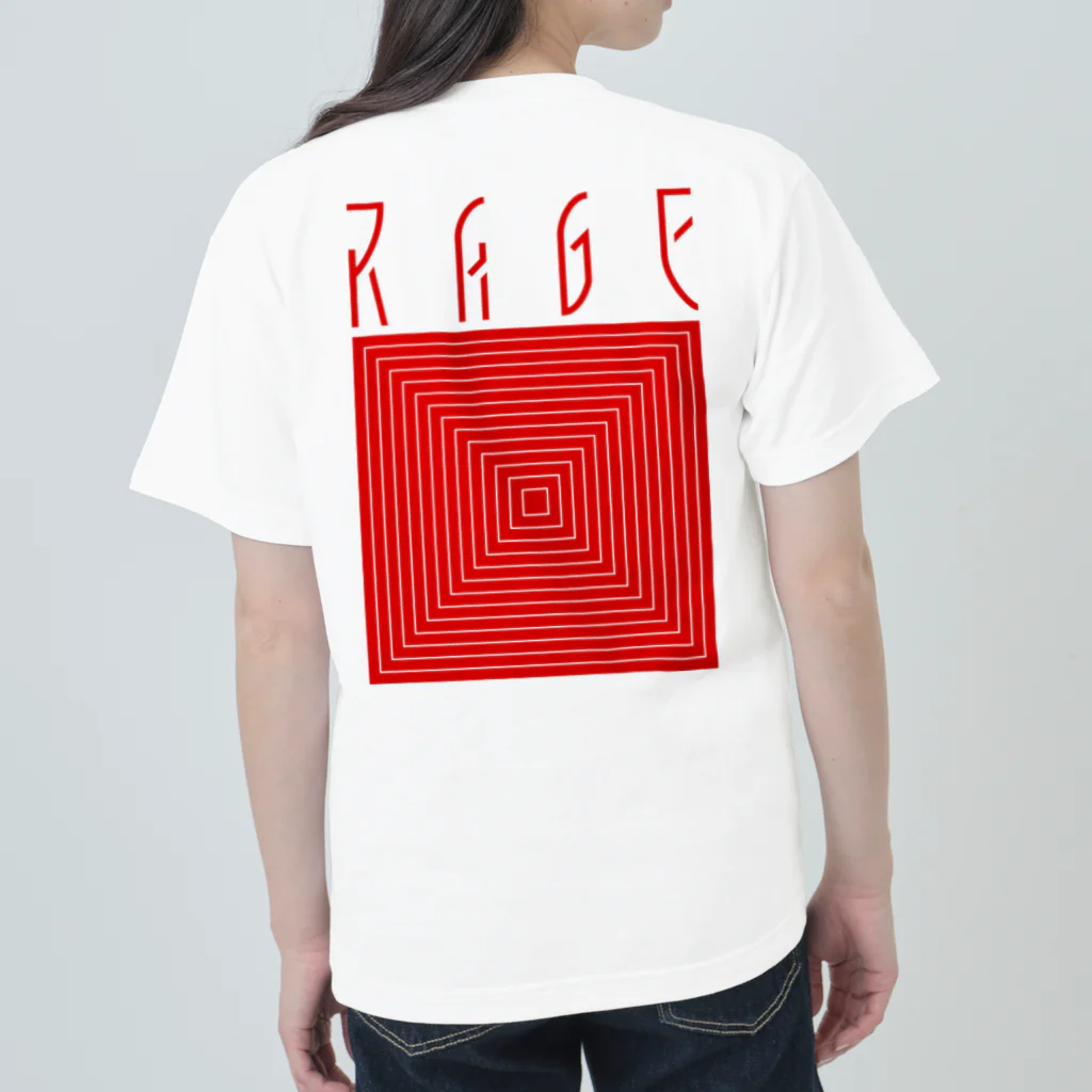 /ﾌ=ﾍ'7'=/のrage ヘビーウェイトTシャツ