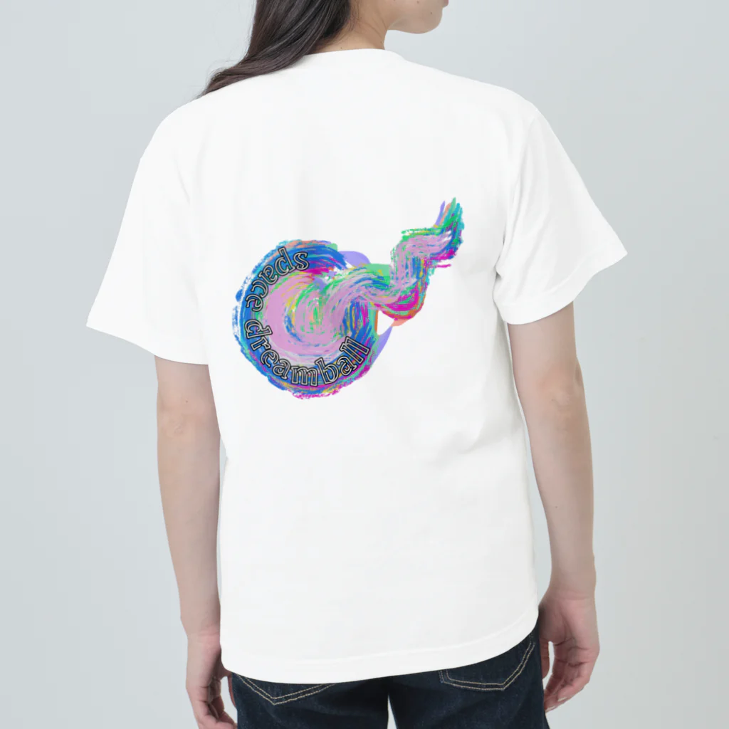 ZORUMEKIA あぞじぃーからの（zorumekia369）のspace dreamball Heavyweight T-Shirt