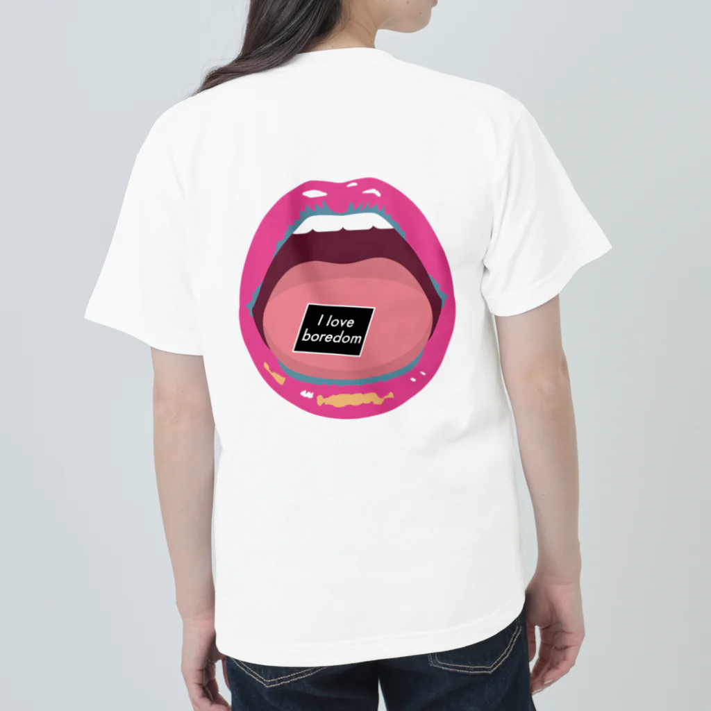 ゴトーアヒルのmouth & paper 退屈が大好きver. ヘビーウェイトTシャツ