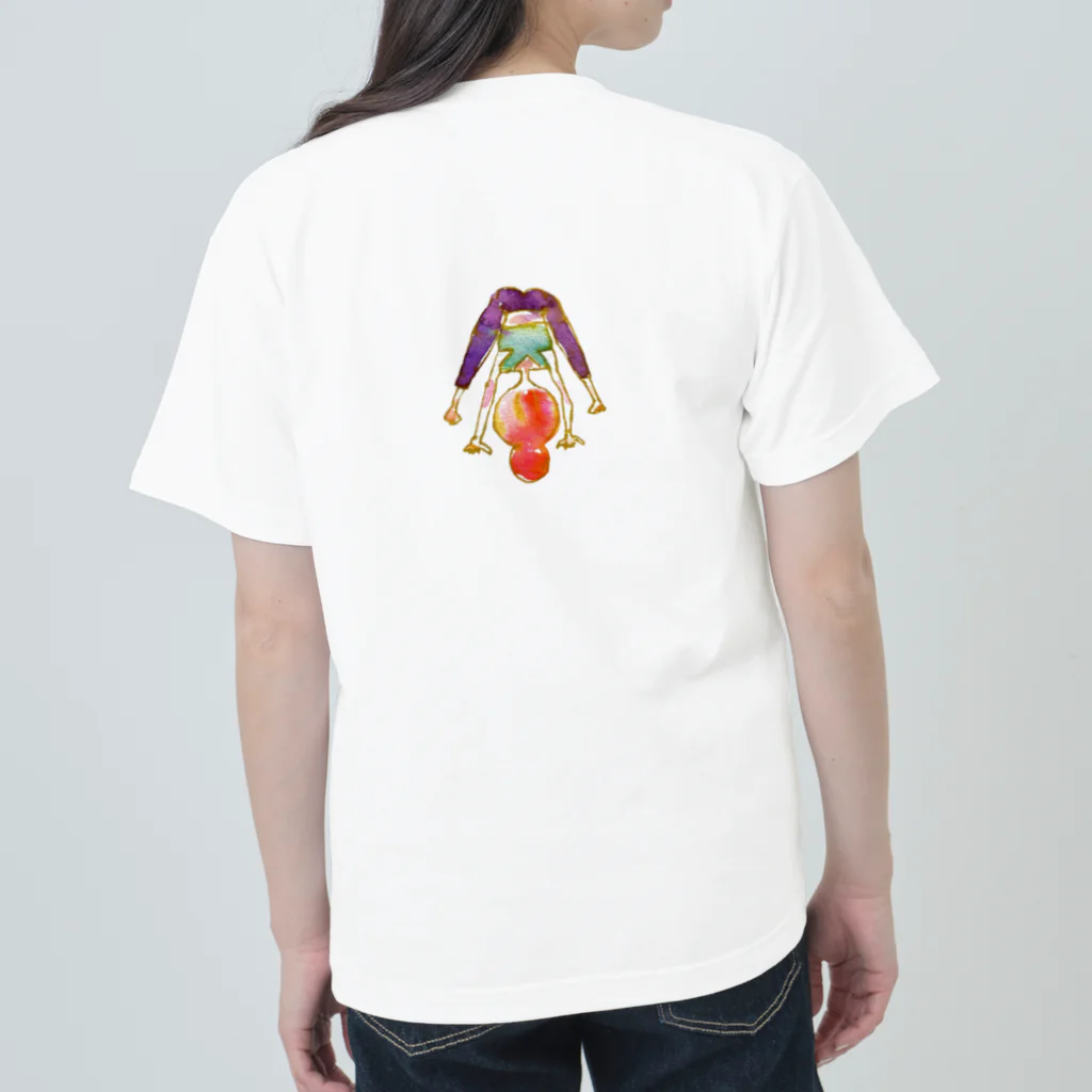 onmycolorの楽描き店のそばかすこちゃん with LOVE ヘビーウェイトTシャツ