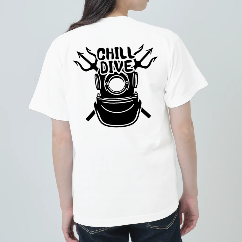 CHILL DIVEの羅針盤 ヘビーウェイトTシャツ