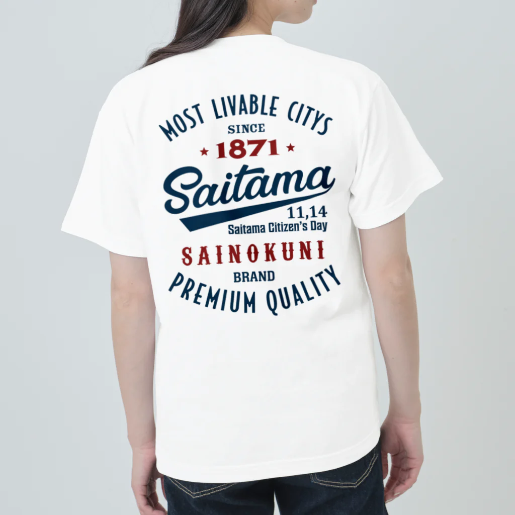 kg_shopの[★バック] Saitama -Vintage- (淡色Tシャツ専用) ヘビーウェイトTシャツ