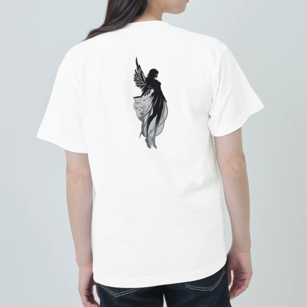 じょいちぃのtear angel（ロゴ付き） Heavyweight T-Shirt