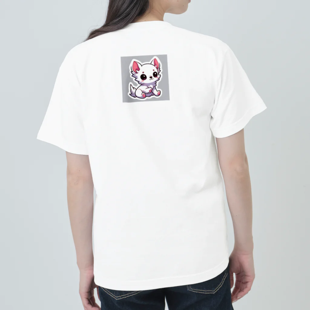 可愛いチワワグッズショップのホワイトチワワちゃん Heavyweight T-Shirt