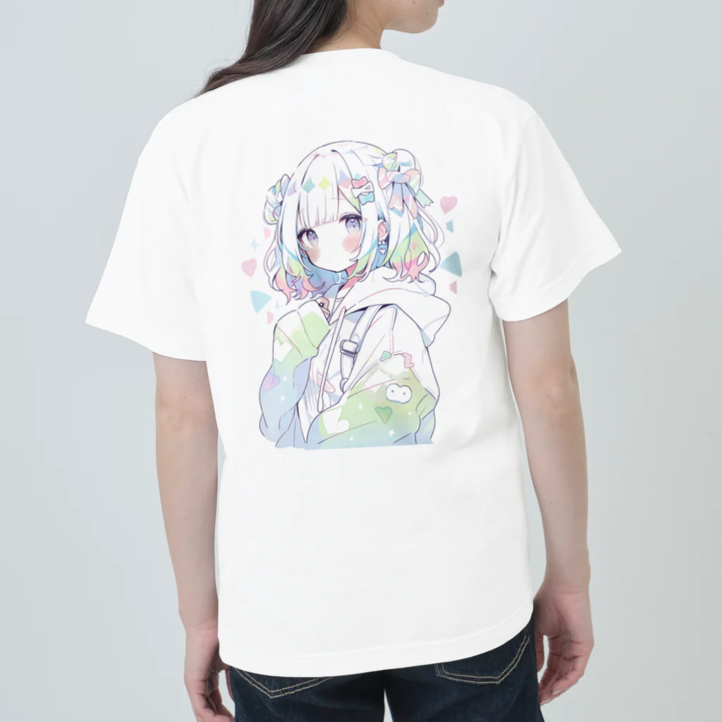 pomekopomepomeのふわふわちゃん Heavyweight T-Shirt