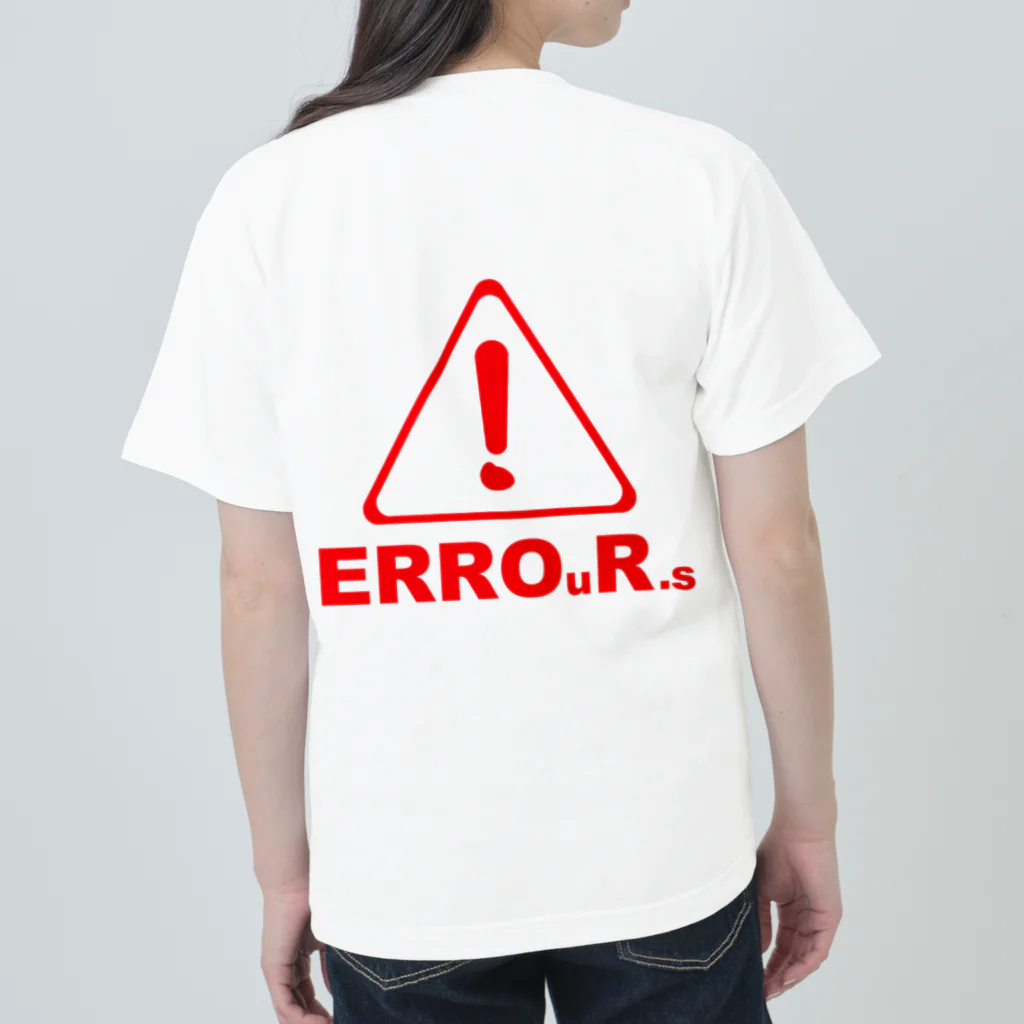 Our.s SUZURI店のERROuR.s ヘビーウェイトTシャツ