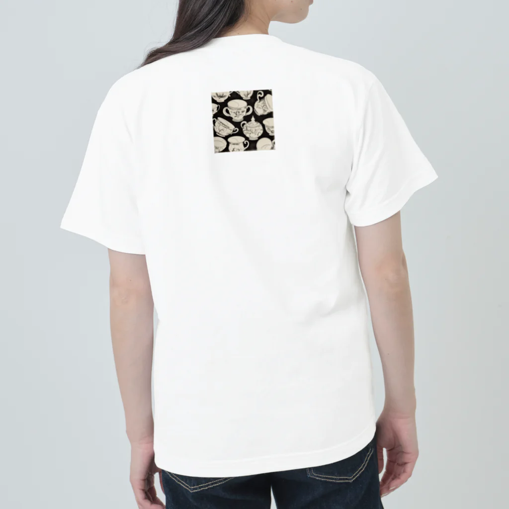 (っ◔◡◔)っ ♥ Le Petit Trésor ♥の花の詩カップ(The Flower Poetry Cup) Heavyweight T-Shirt