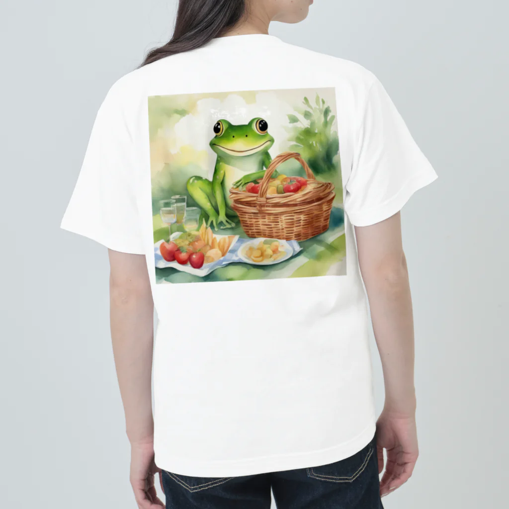 yuko_uのハピケロ〜ピクニック Heavyweight T-Shirt