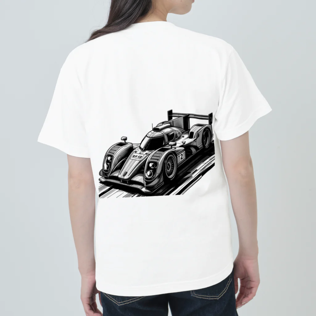 shinsuke114のシャープなデザインのスポーツカー Heavyweight T-Shirt