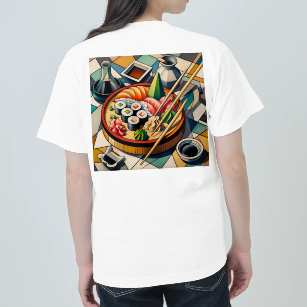 happiness_shopの美しい寿司の絵画 Heavyweight T-Shirt