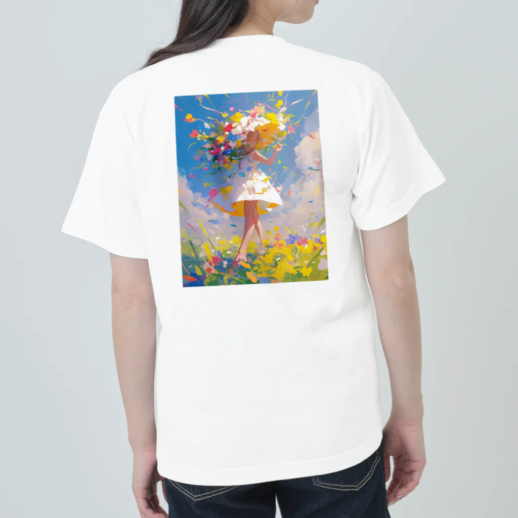 AQUAMETAVERSEの花のささやき　ラフルール　1859 ヘビーウェイトTシャツ