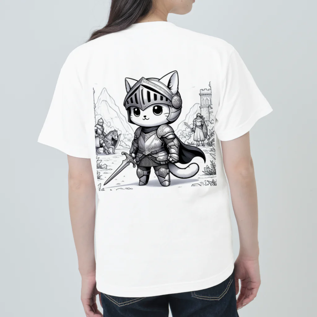 われらちきゅうかぞくのナイト キャッツ(Knight Cats) Heavyweight T-Shirt