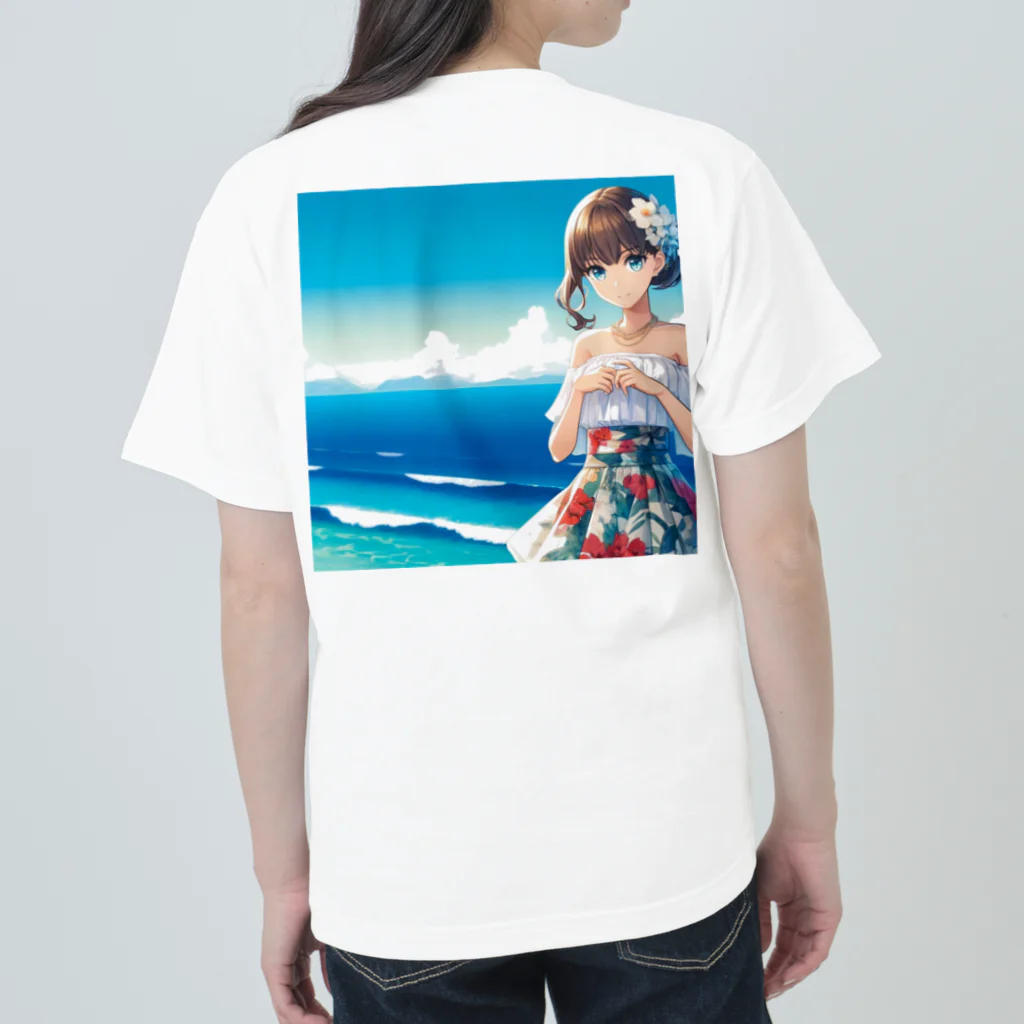 かるるんショップの夏と南国と休日と Heavyweight T-Shirt