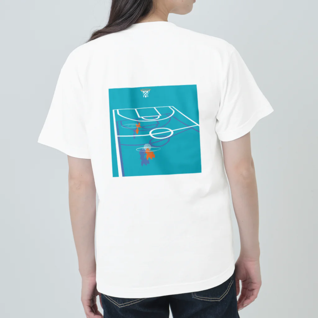 y_s_k_のバスケットコート Heavyweight T-Shirt
