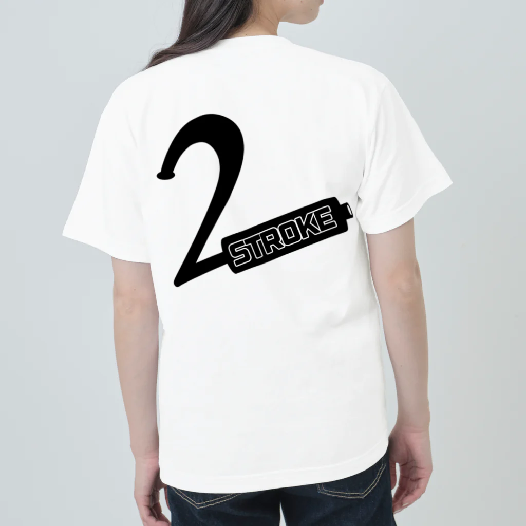 下町worksの「２」STROKE ヘビーウェイトTシャツ