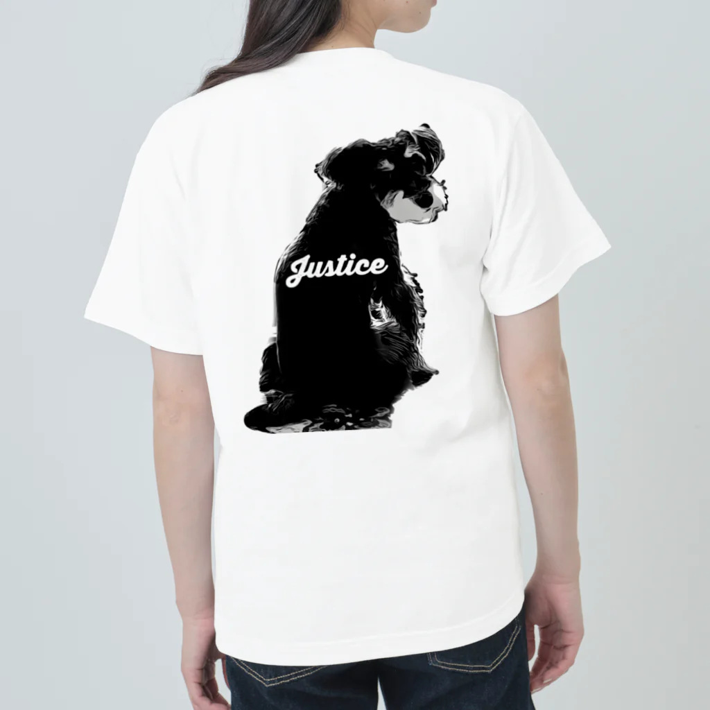 jastice1037の見返り犬ジャスティス Heavyweight T-Shirt