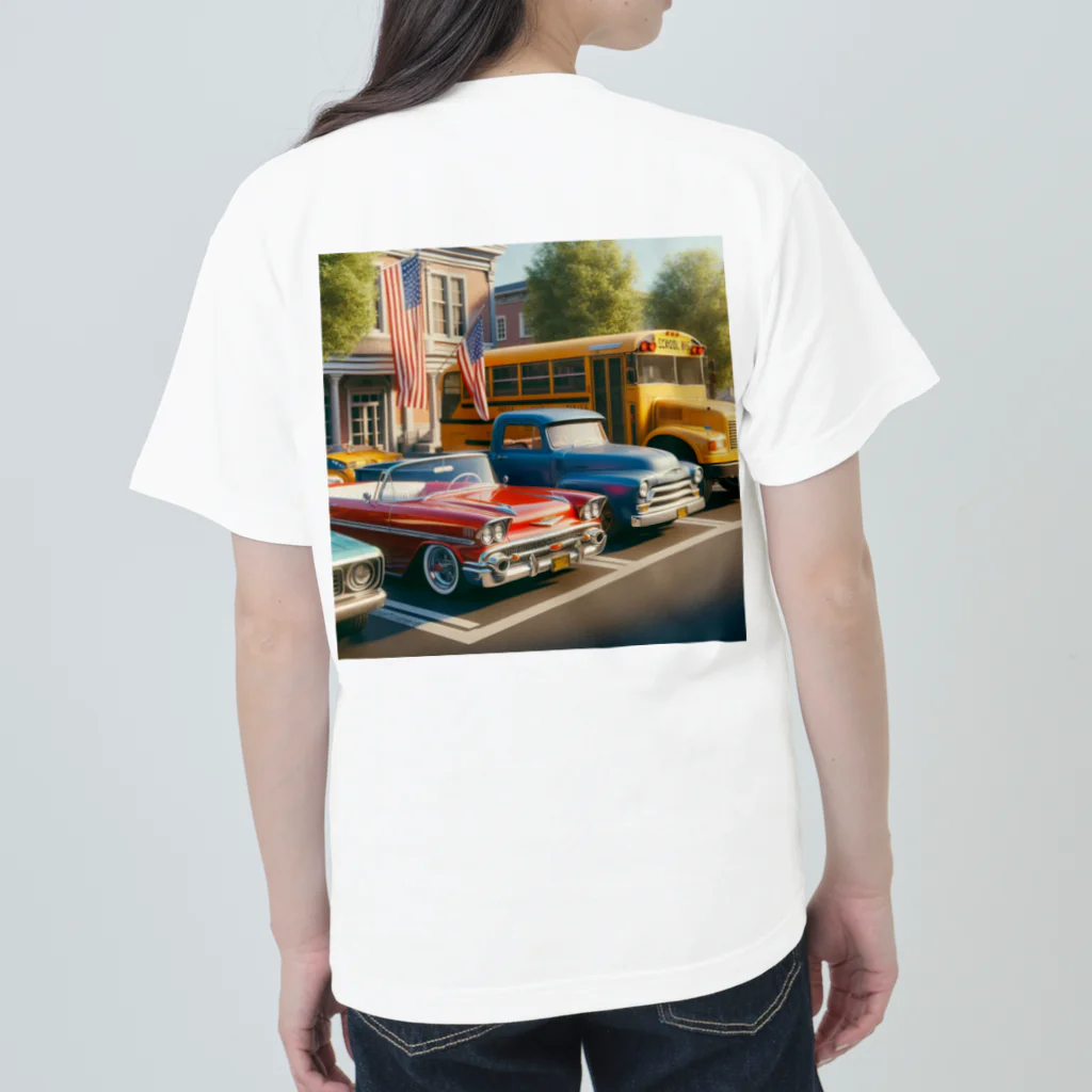 ZENREIアメカジのアメ車 ヘビーウェイトTシャツ