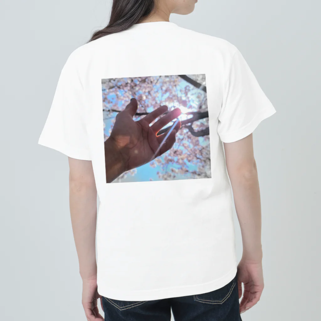 give my arm.のSAKURA Heavyweight T-Shirt