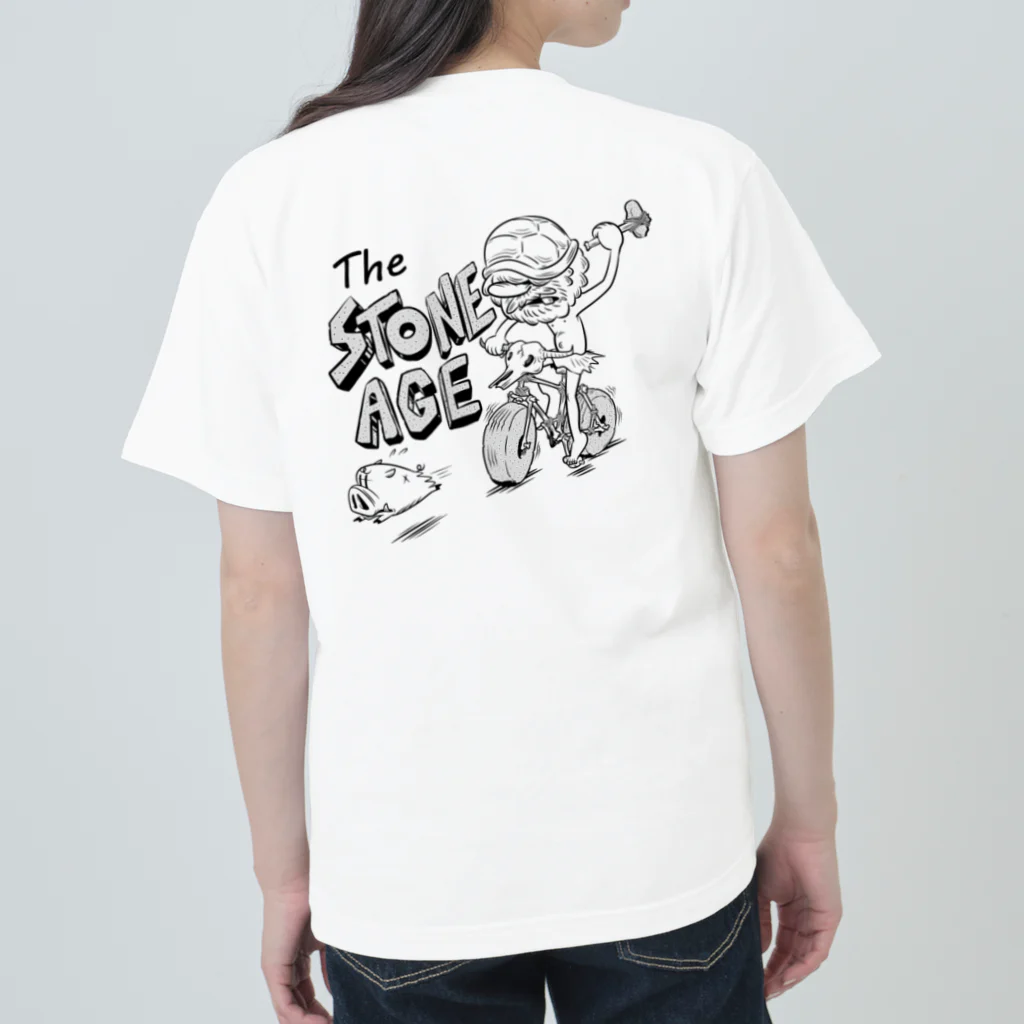 nidan-illustrationの"The STONE AGE" #2 ヘビーウェイトTシャツ