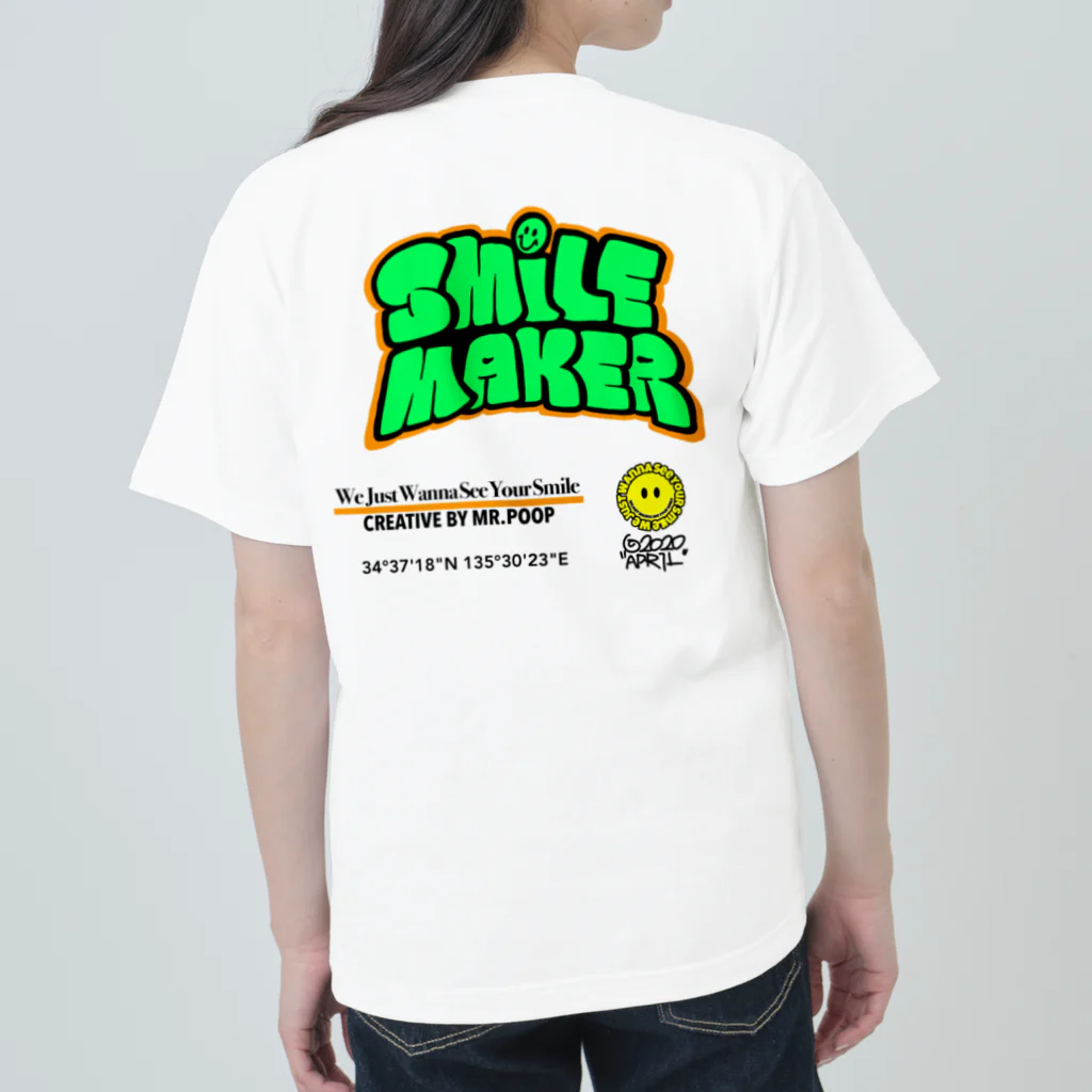 We Just Wanna See Your SmileのI’m a SMILE MAKER Heavyweight T-Shirt