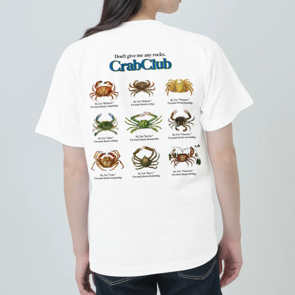 Parallel Imaginary Gift ShopのCrab Club ヘビーウェイトTシャツ