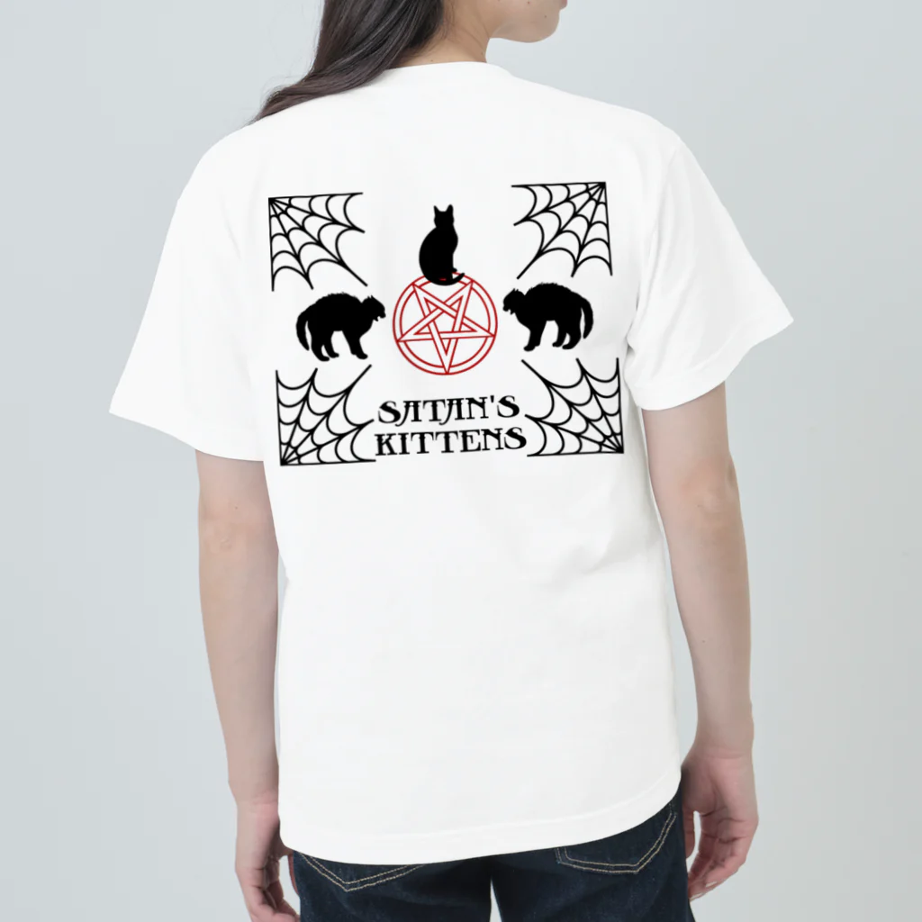 SATAN'S  KITTENSのSATAN'S KITTENS ヘヴィーウェイトロゴT（淡色） Heavyweight T-Shirt