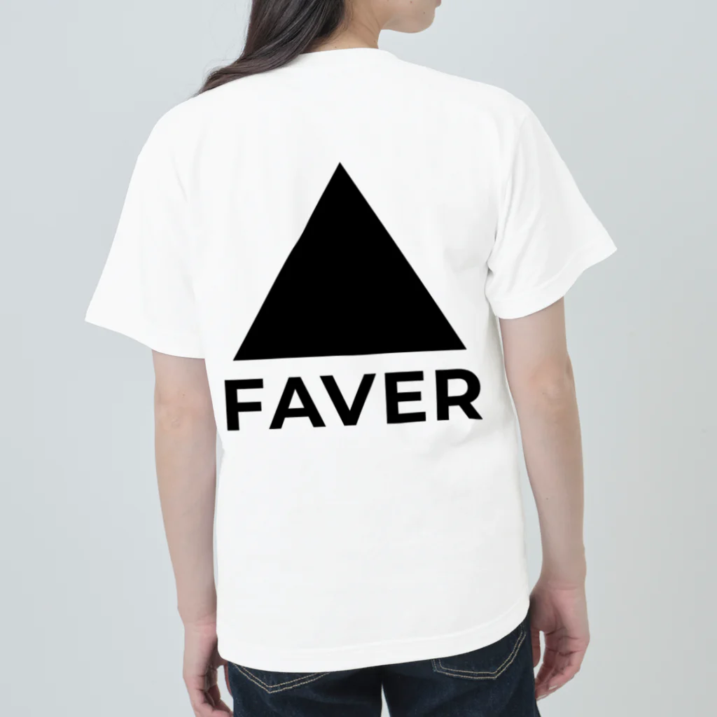 FAVERのFAVER-triangle ヘビーウェイトTシャツ