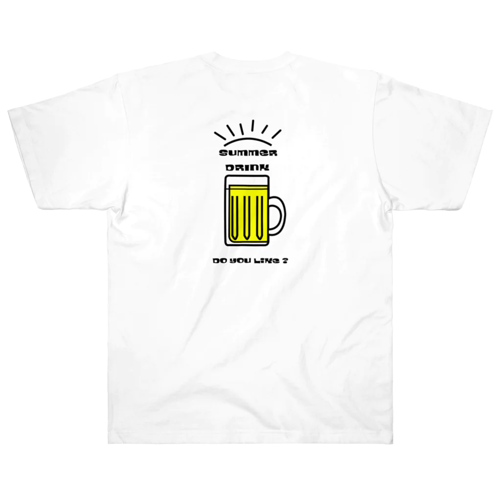 label greenのsummer drink beer Heavyweight T-Shirt