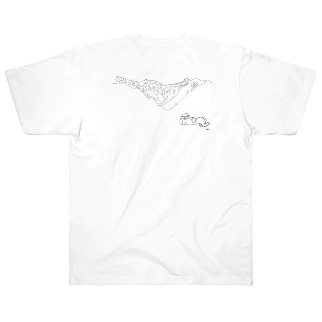 atelier JADOの穂高連峰 Heavyweight T-Shirt