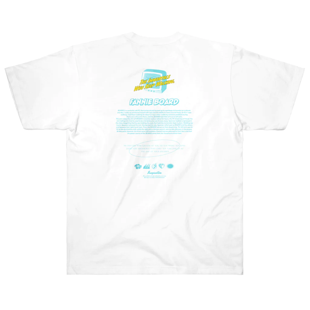 yamaguchi_shunsuke_のComfortable WALKING ー FANNIE BOARD ー ヘビーウェイトTシャツ