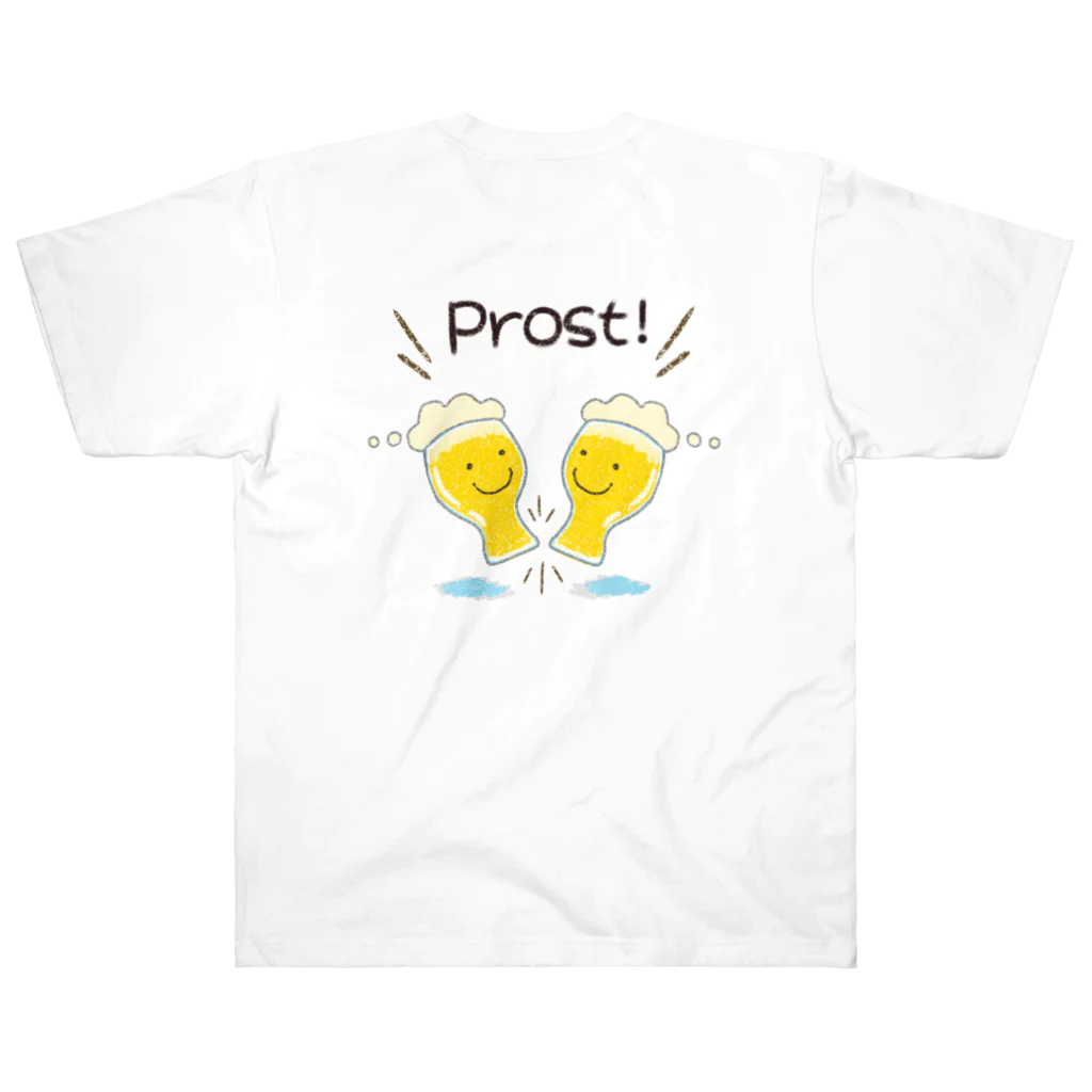 Handgestrickt Ju shopのヴァイスちゃんとProst！（乾杯）しよう！ Heavyweight T-Shirt