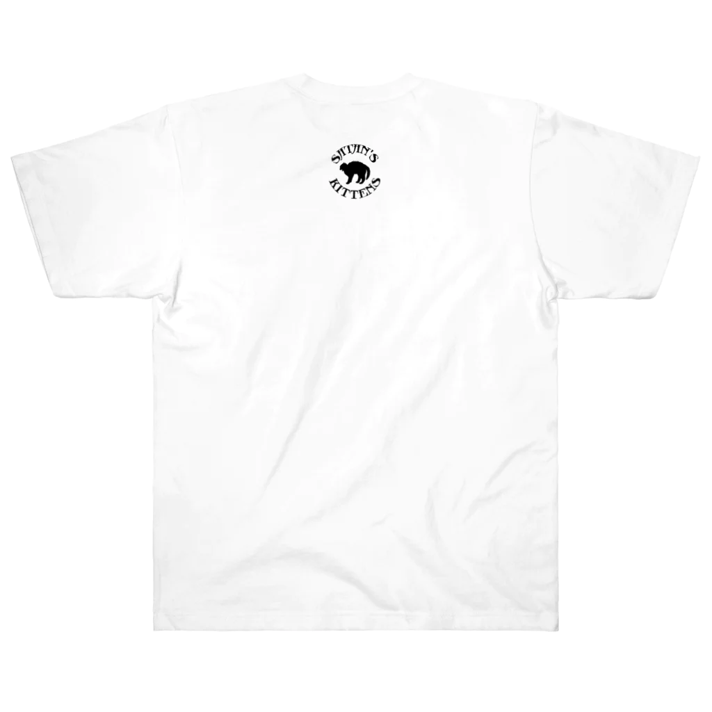 SATAN'S  KITTENSの白猫派T Heavyweight T-Shirt