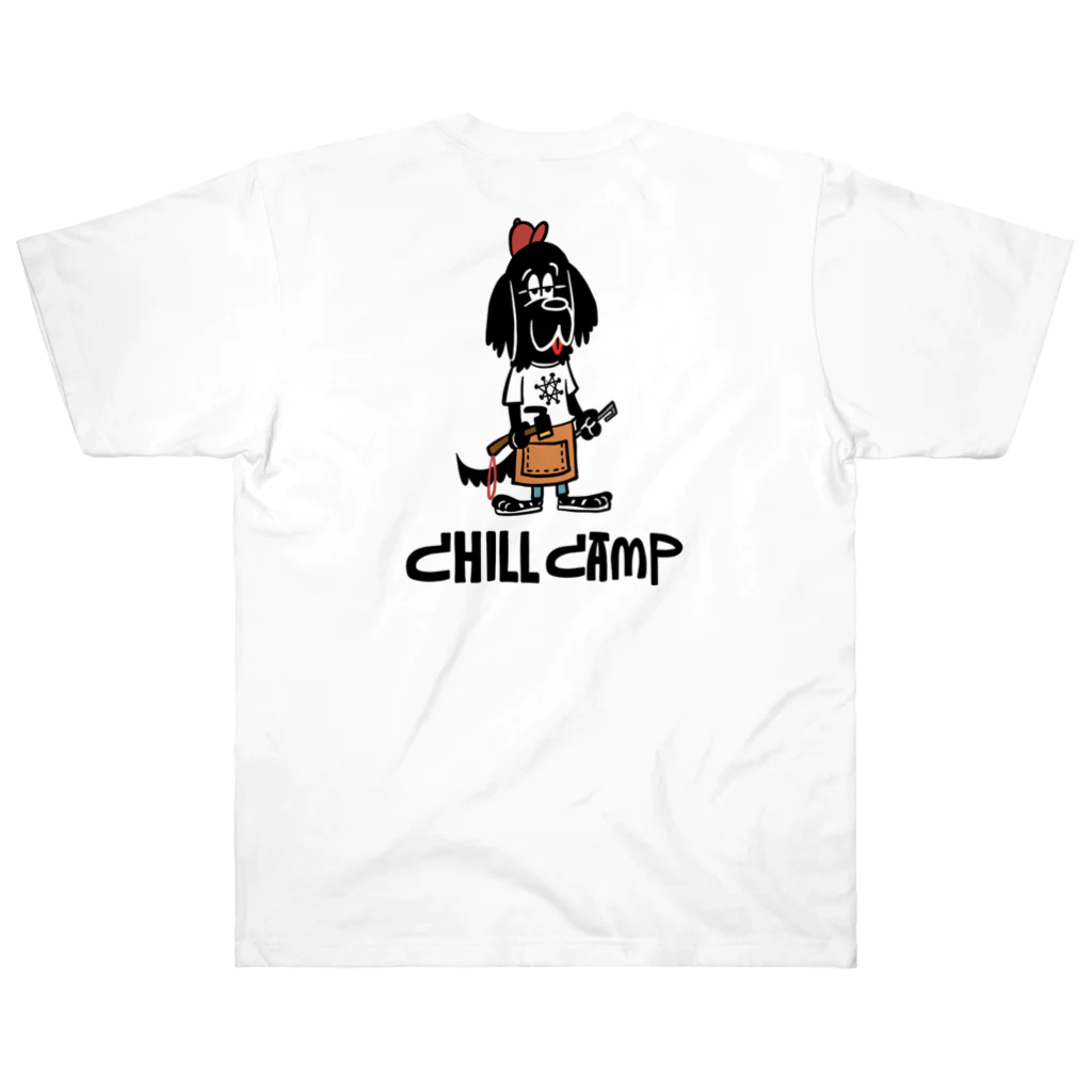 Lumiere du soleilのchill camp ヘビーウェイトTシャツ