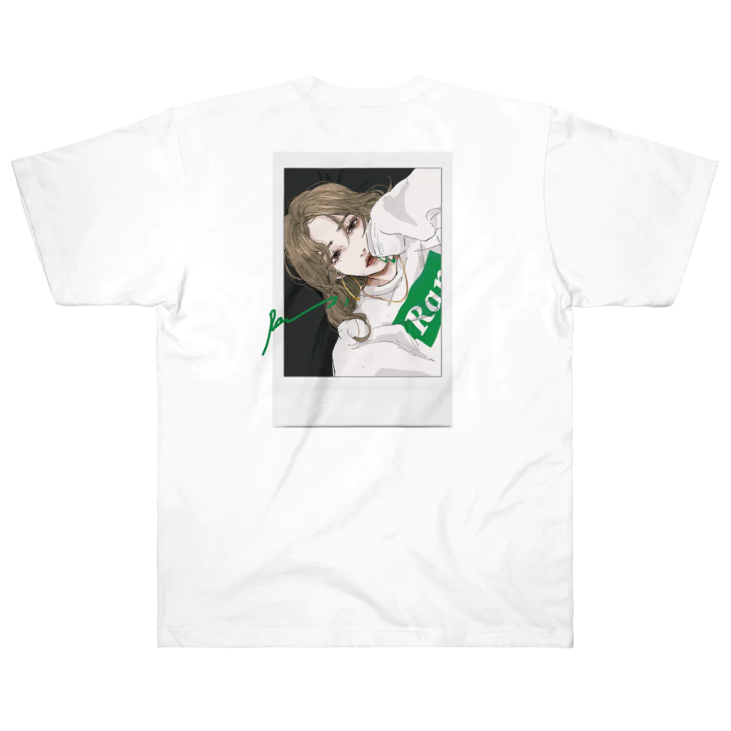 Ran.のpersistent love【green】 Heavyweight T-Shirt