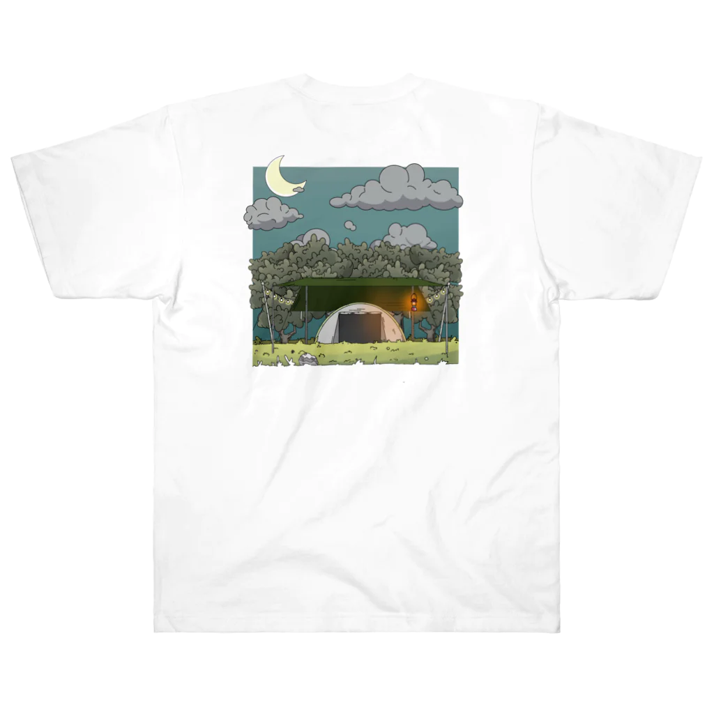 CAMP-NUTS (キャンプナッツ)のソロキャンプ Heavyweight T-Shirt