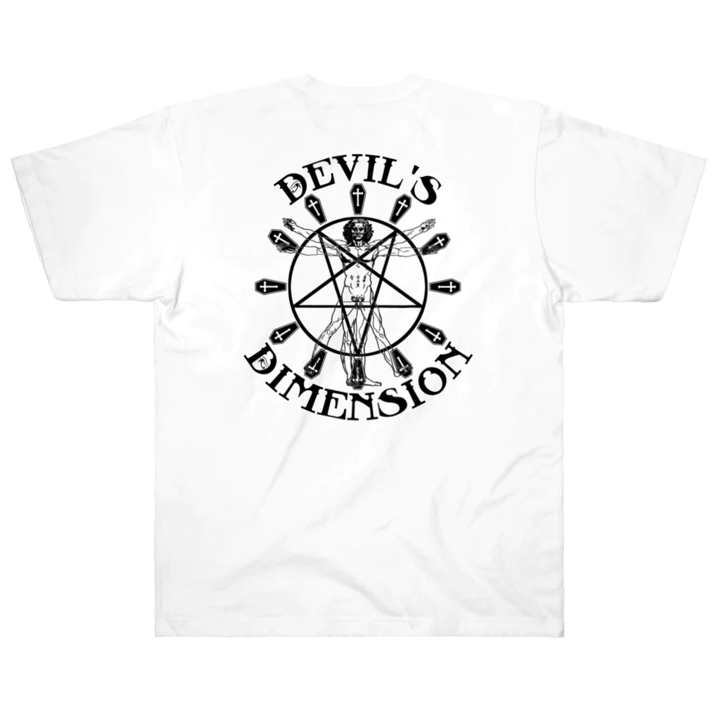 SATAN'S  KITTENSのDEVILS DIMENSION Short Sleeve HW ヘビーウェイトTシャツ